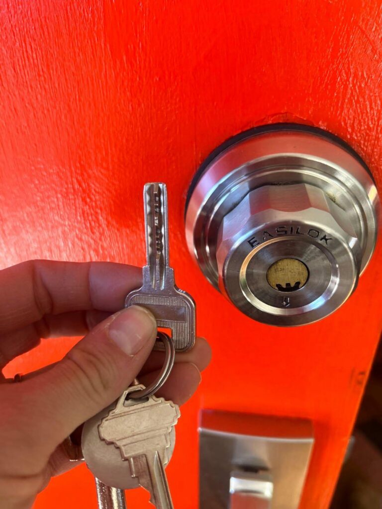 High-security lock installation in Denver
